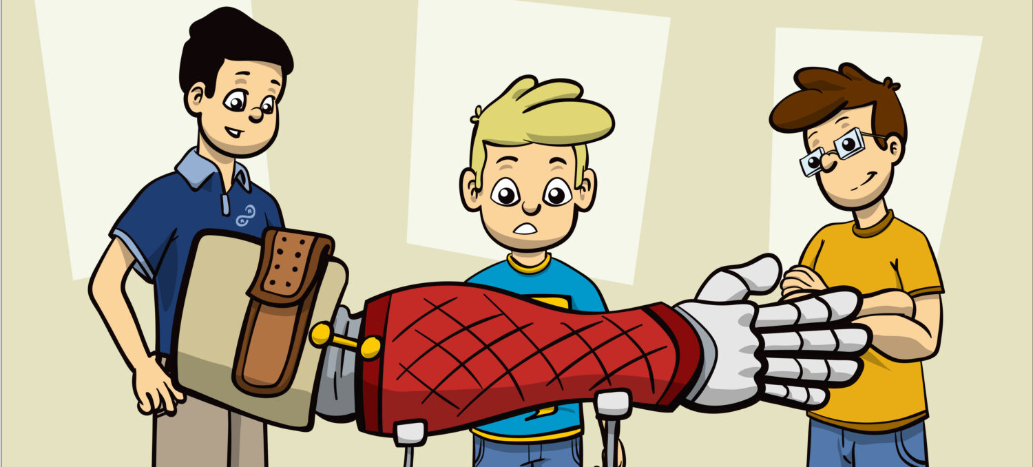 The Bionic Kid Comic